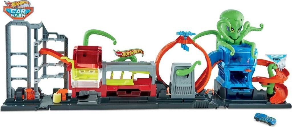 Hot Wheels City - Station de lavage ultime pieuvre (HBY96)
