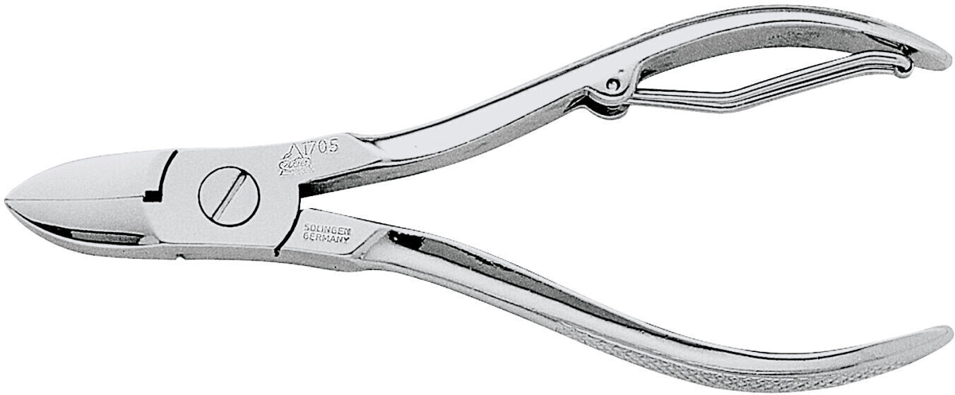 Erbe Solingen Nail nippers nickel plated silver