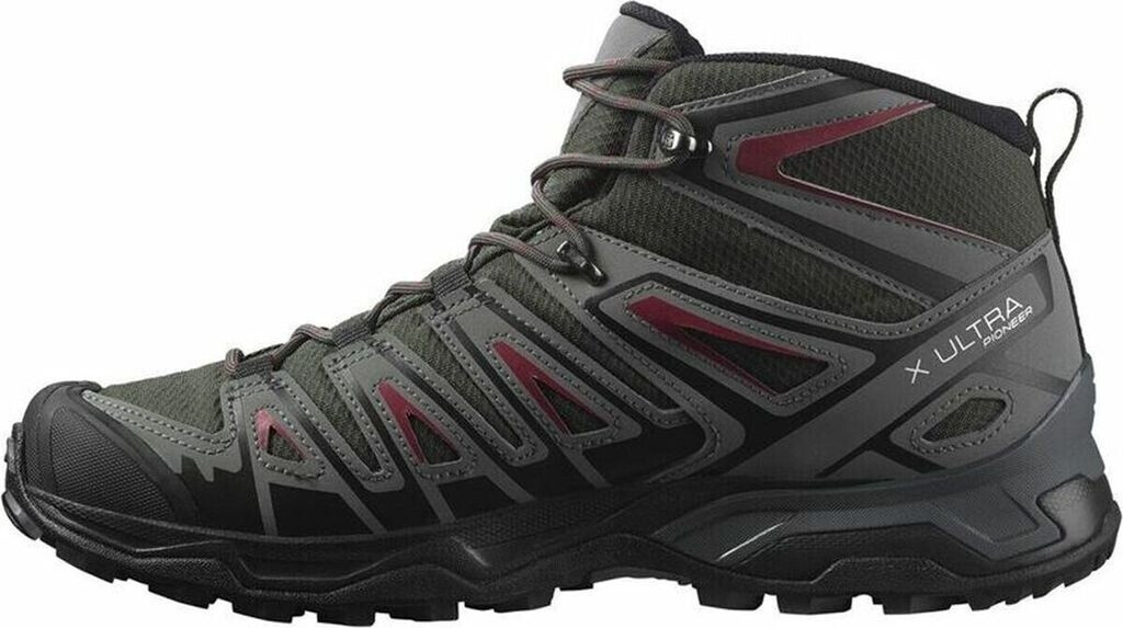 Salomon X Ultra Pioneer Mid GTX peat quiet shade biking red au meilleur prix sur idealo