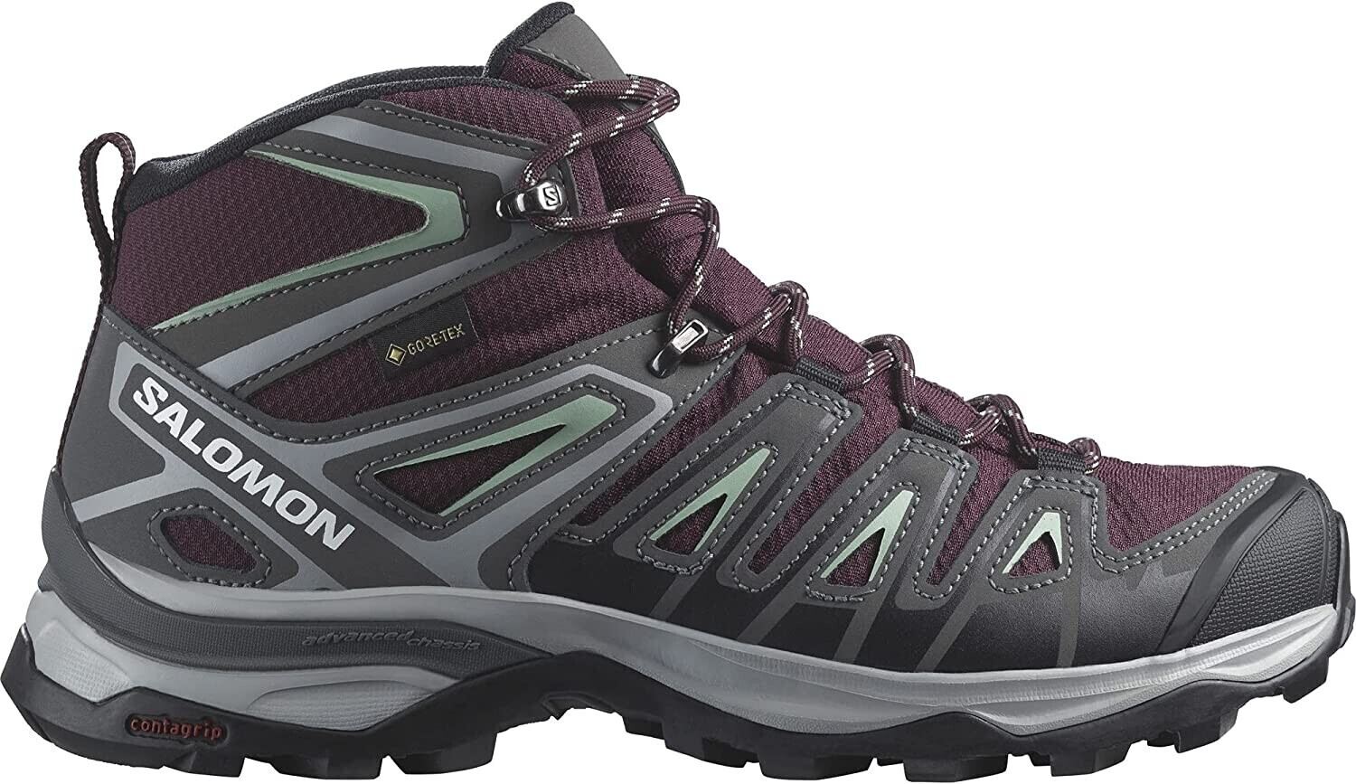 Salomon X Ultra Pioneer Mid GTX Women wine tasting magnet granite green ab 91 49 Preisvergleich bei idealo