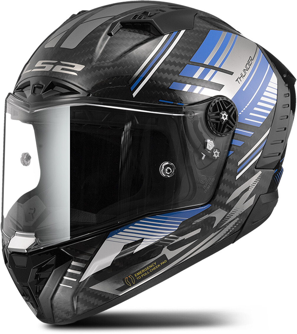 LS2 FF805 Thunder Volt noir/bleu