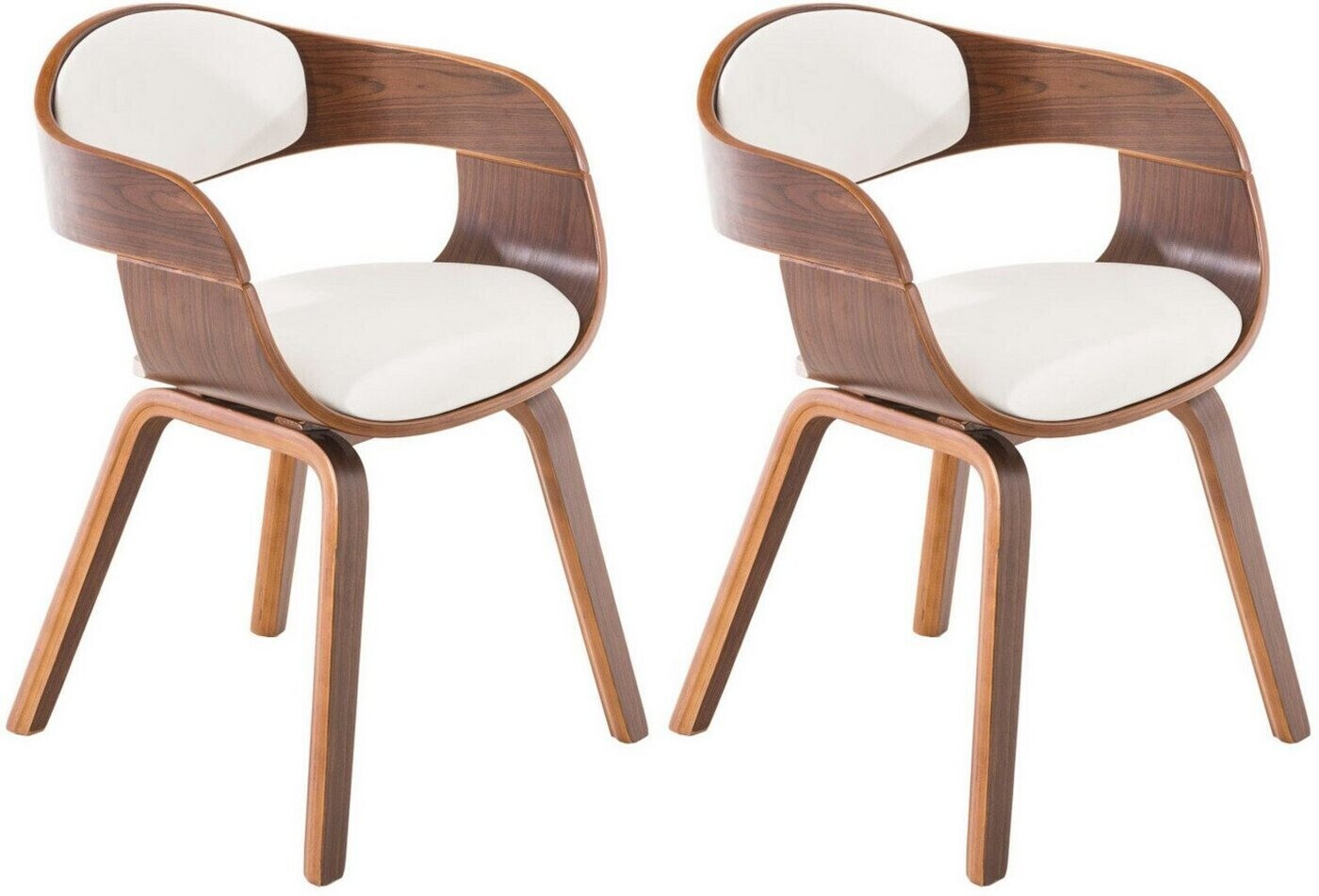 CLP Kingston synthetic 2 pcs. walnut/white