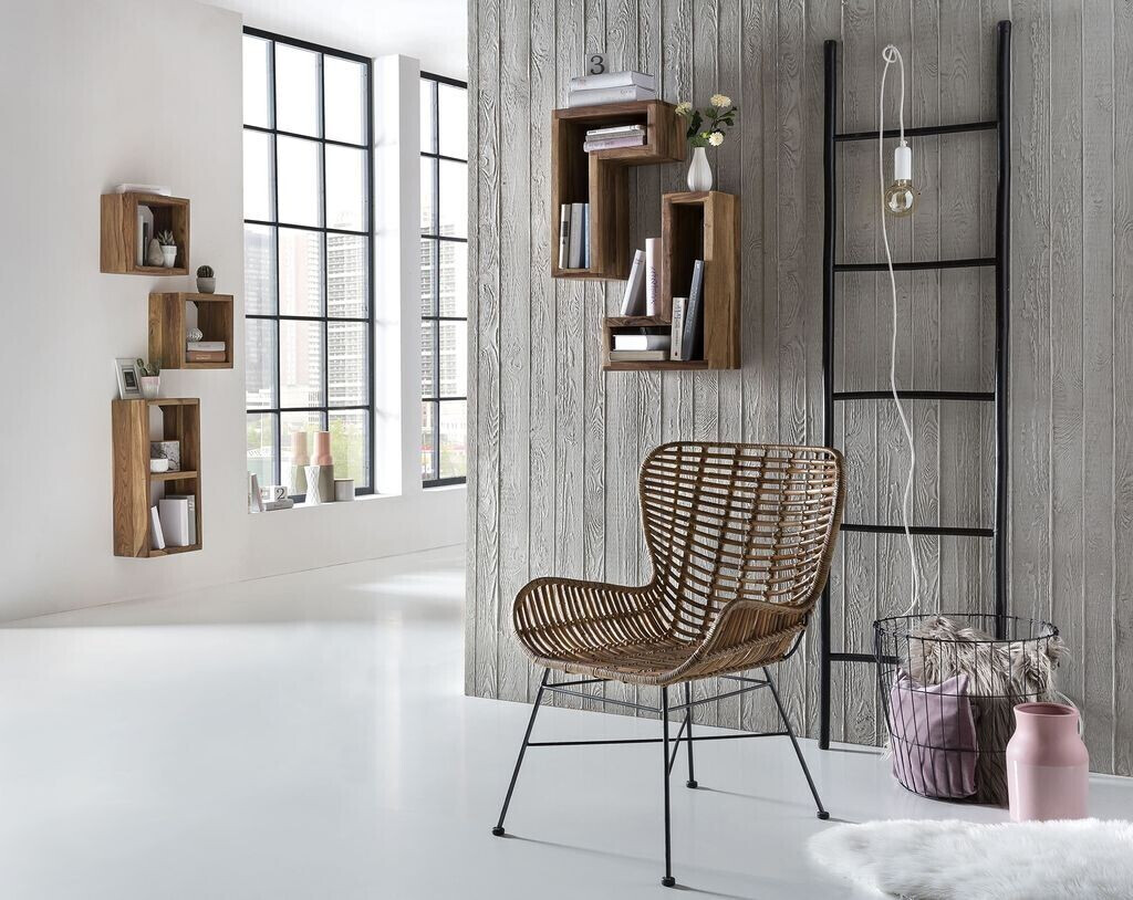 SIT Möbel ab RATTAN € cm 323,32 Metall Armlehnestuhl bei Serie Rattan Preisvergleich 60x70x88 natur | (05325-04)