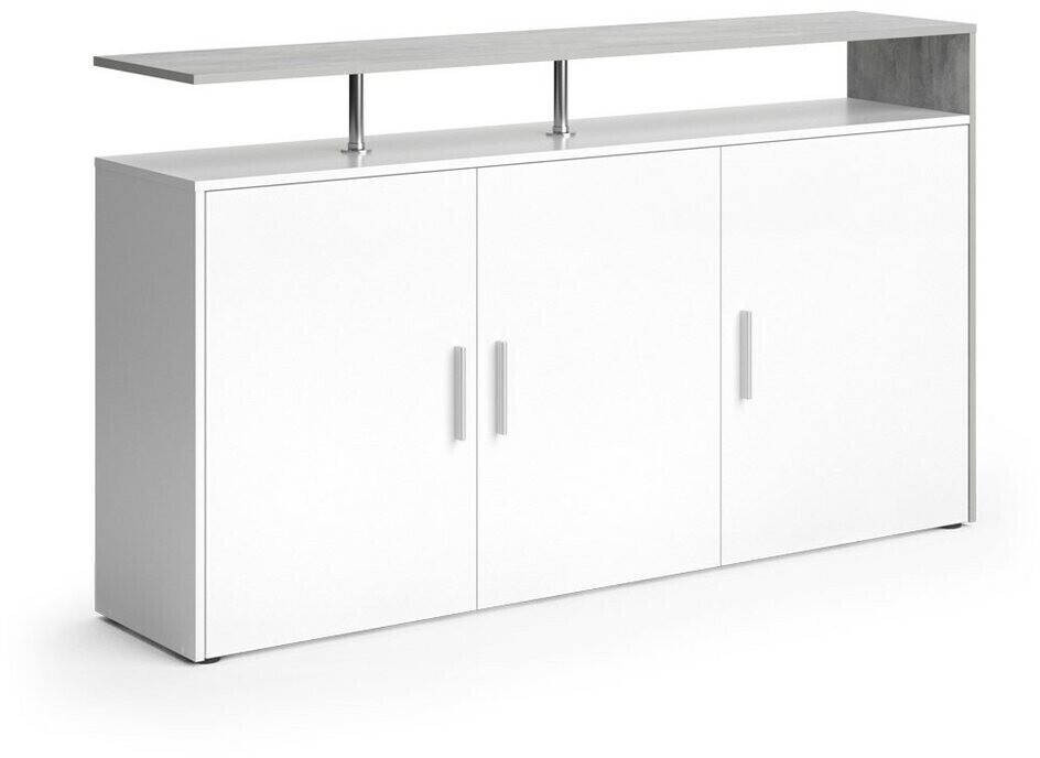 VICCO Amato 160x91,6cm White/Concrete