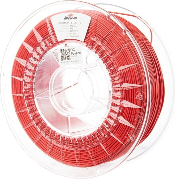 Spectrum PET-G/PTFE Traffic Red - 1,75 mm / 1000 g
