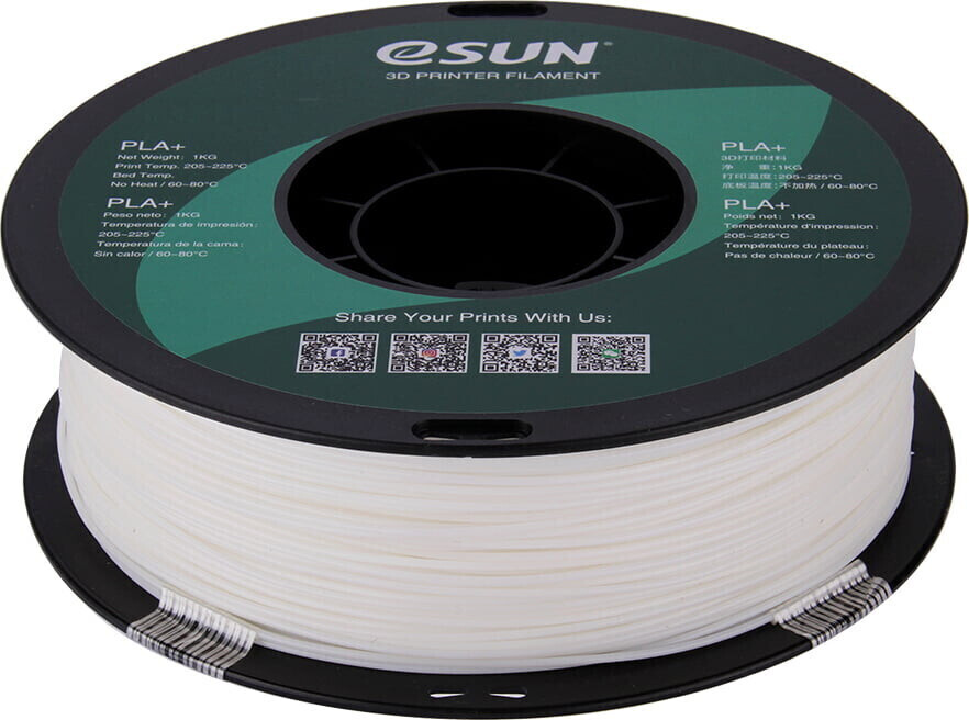 eSun3D PLA+ White - 1,75 mm / 1000 g