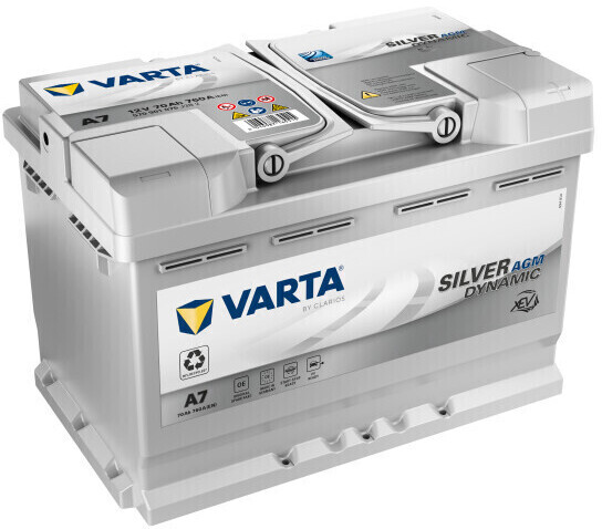 VARTA A7 Silver Dynamic AGM 12V 70Ah ab 132,82 € (Februar 2024 Preise)