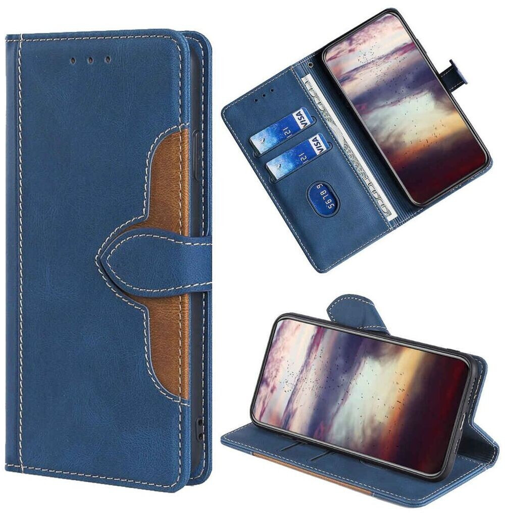 Wigento Für Samsung Galaxy S20 FE Fan Edition G780F G781B Design Handy  Tasche Wallet Premium Blau Schutz Hülle Case Cover Etuis Neu Zubehör ab  9,95 €