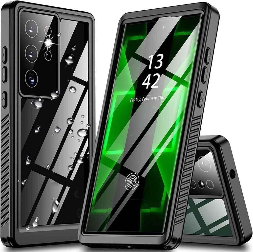Für Samsung Galaxy S24 Ultra MagSafe Schock Magnet Ring Schutzhülle Grün