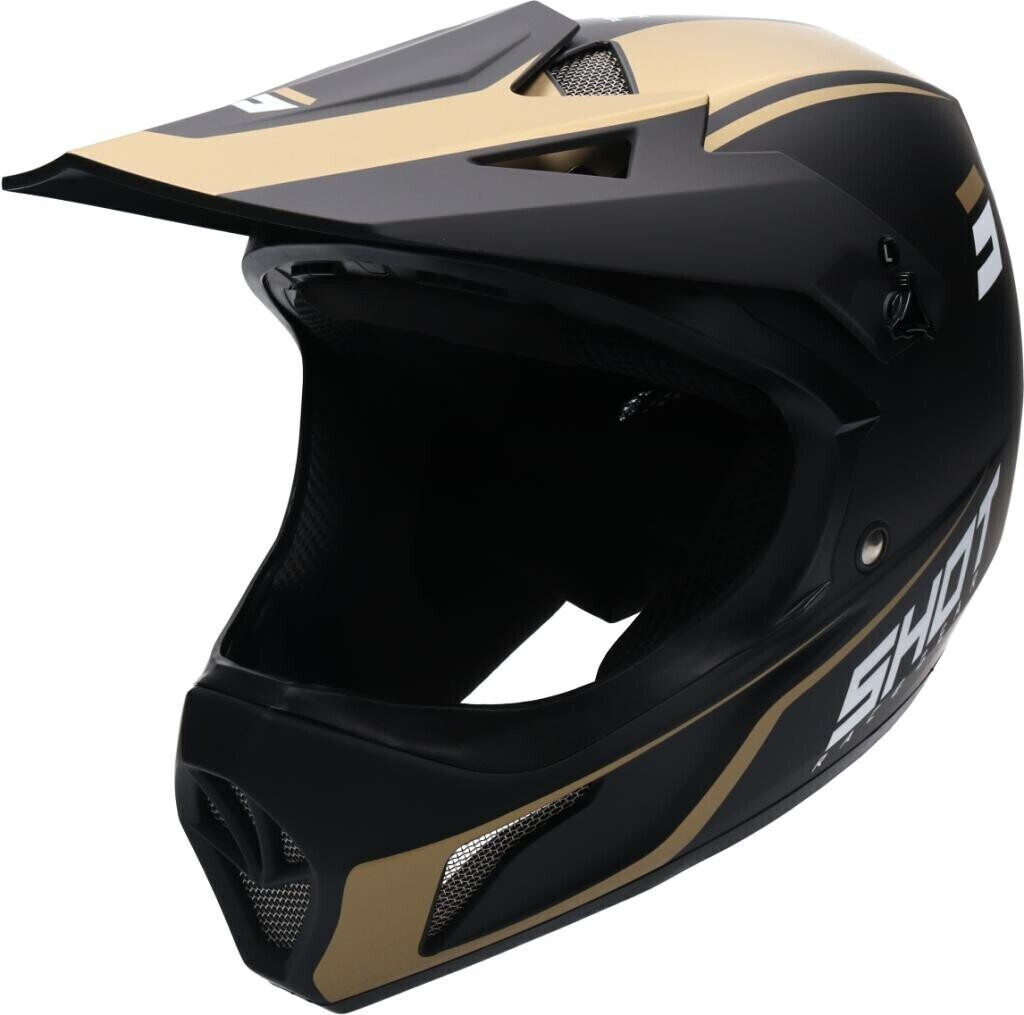Shot Rogue United Downhill Helmet black/gold matt