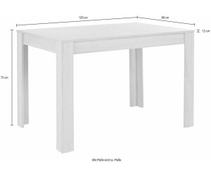Tisch Stühle cm( | INOSIGN schieferfarben, 5-tlg), schieferfarben/Schwarz) Breite Brooke (Set, Essgruppe Lynn mit + Preisvergleich 120 4 bei € 237,99 in ab