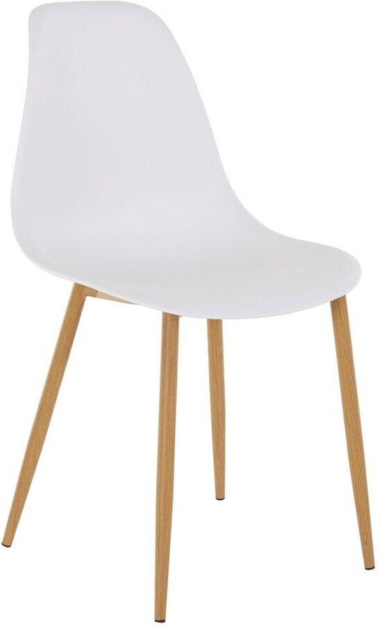 Eckiger 5-tlg), Essgruppe mit Stühlen Weiß) ab | Glastisch € 254,99 Miller bei (Set, (Kunststoffschale), Preisvergleich INOSIGN Weiß( 4