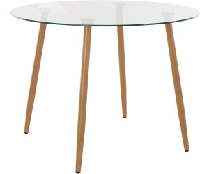 INOSIGN Essgruppe Miller (Set, 5-tlg), bei Preisvergleich Glastisch 229,49 | Weiß) € 4 Stühlen ab mit (Kunststoffschale)(