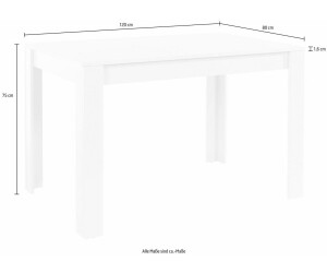 INOSIGN Essgruppe, (Set, Weiß/Grau) | Esstisch € 424,99 ab 5-tlg), 120 Preisvergleich cm bei breit( mit