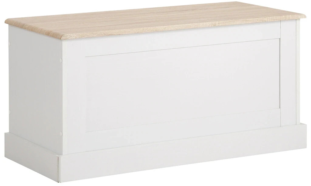 Home Affaire Sitzbank Binz 90x45x40 cm weiß (weiß eiche ) Holzbank 90 cm  (483628-0) ab 101,99 € | Preisvergleich bei