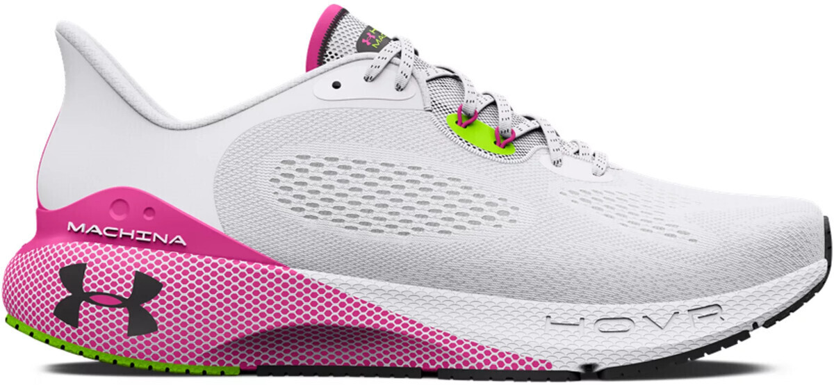 Under Armour Womens UA HOVR Machina 3 white rebel pink ab 98 95 Preisvergleich bei idealo