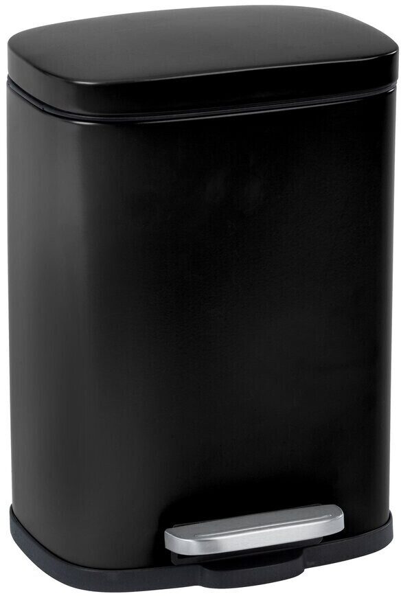 Wenko Leno pedal bin in black black