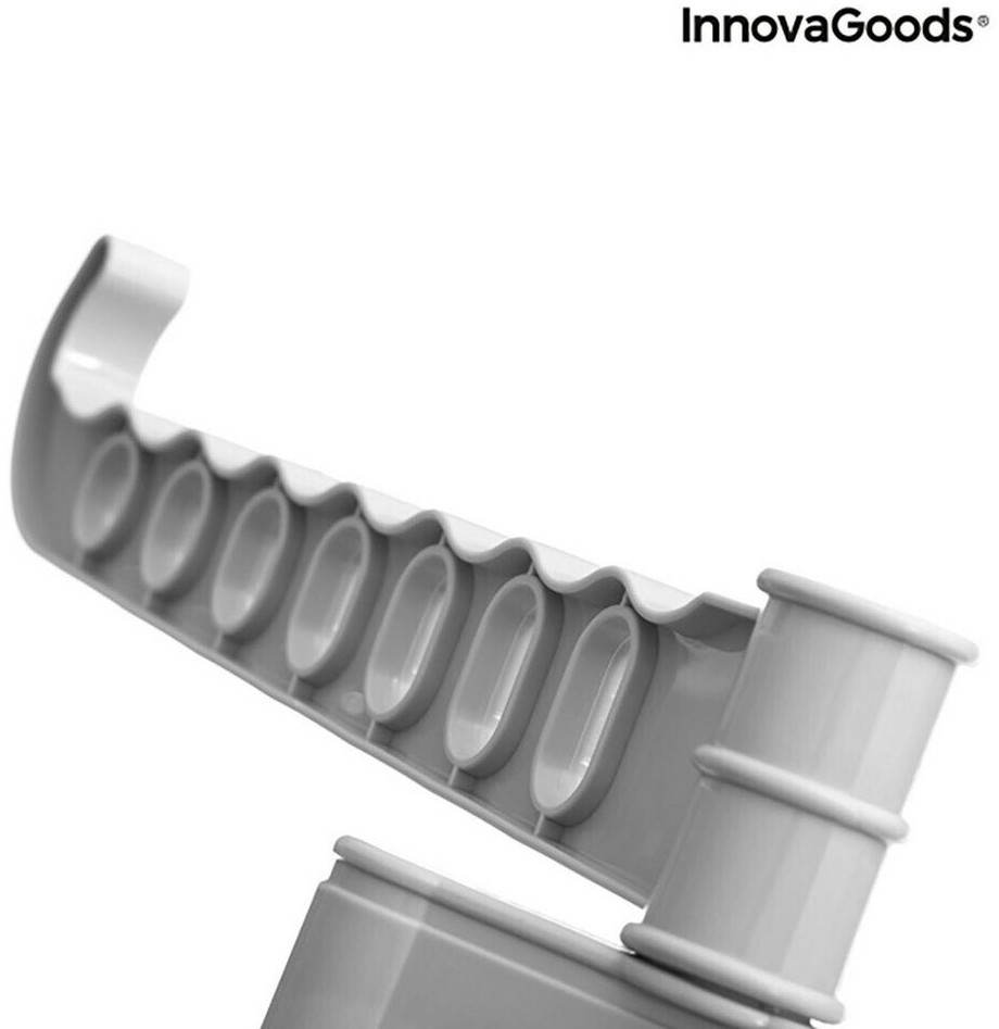 InnovaGoods Lightweight Folding Drying Rack with Wheels & 24 Poles