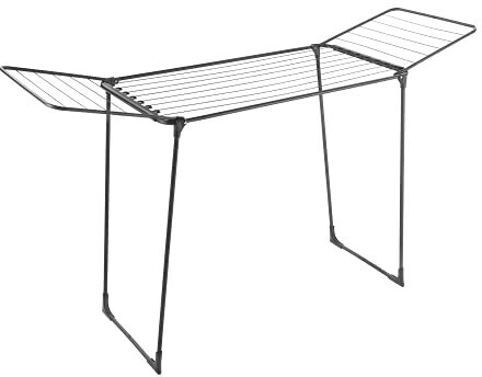 Metaltex drying rack Hydra 179 x 56 x 105 cm 18 meters steel black