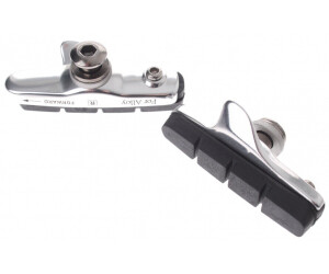 Promax V Bremse Bremsklötze 55 x 11 mm silber / schwarz 2 Stück