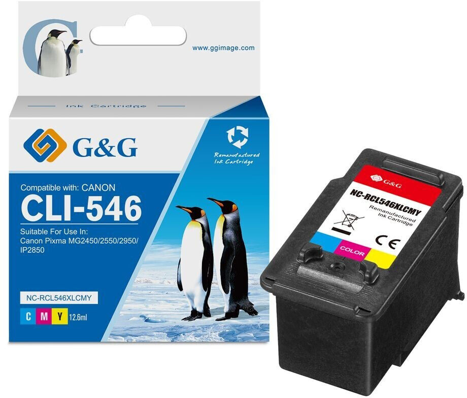 CL-546 XL Kompatible Druckerpatrone – Farbe, Ca. 300 Seiten, Für Canon PIXMA MG/TS/TR Serien