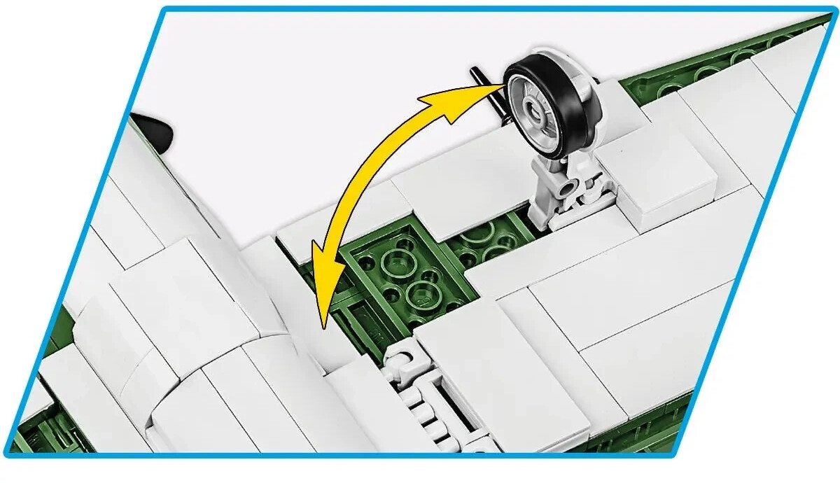 COBI Set P-47 Thunderbolt Con Rimorchio Cisterna – 567 Pezzi, Scala 1:32 – Aereo Militare In Mattoncini, Con Figure Pilota E Meccanico – Executive Edition