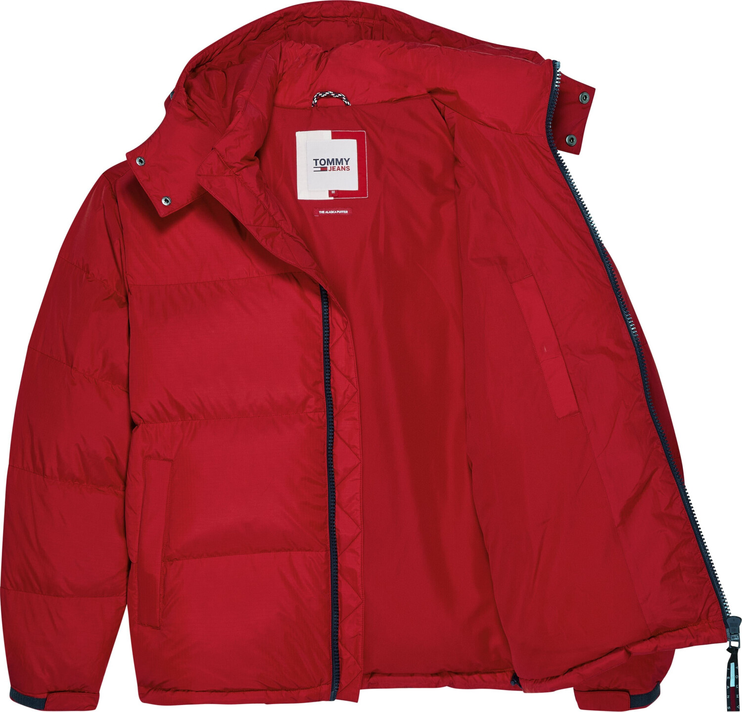 | deep Puffer 149,99 Alaska ab crimson Removable Hilfiger (DM0DM15445) bei Hood € Jacket Tommy Preisvergleich