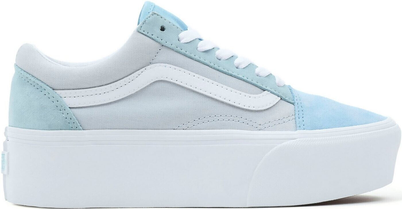 Vans pastel suede old skool crystal sale blue womens shoes