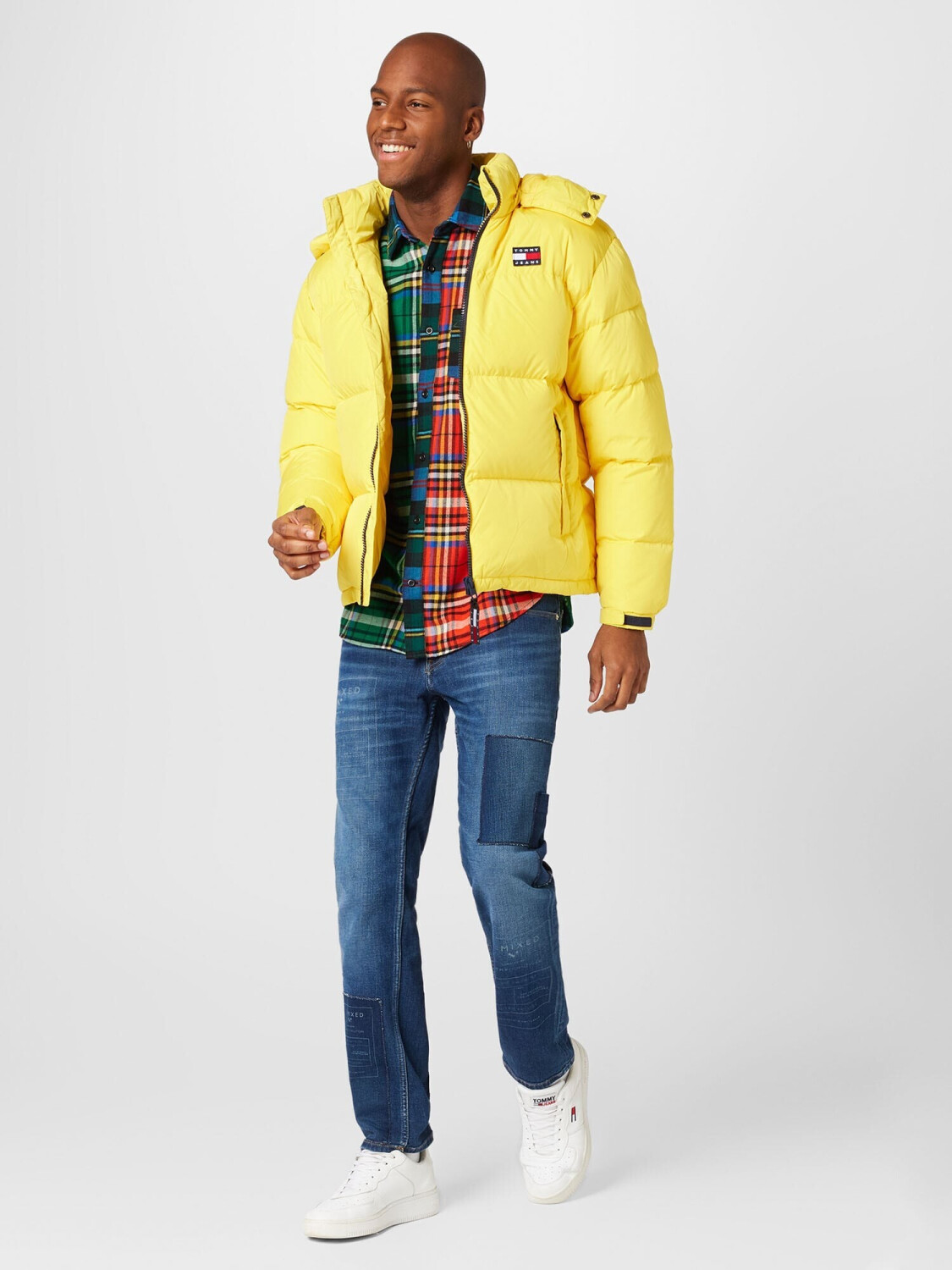 Tommy jeans yellow jacket hotsell
