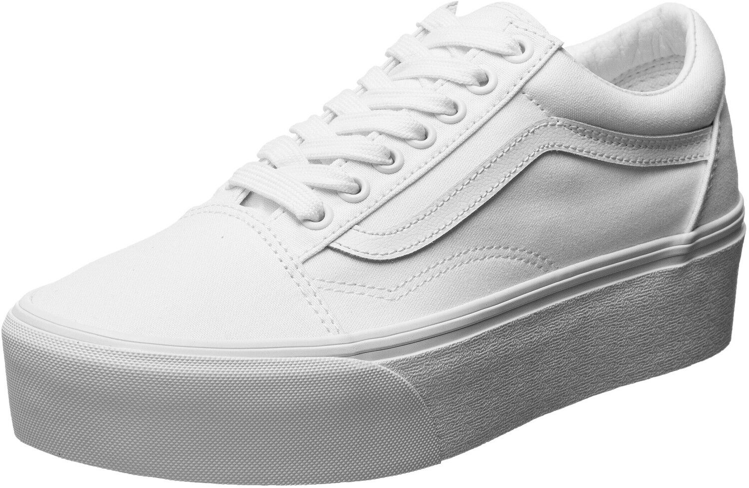 Vans old skool eclipse true white top