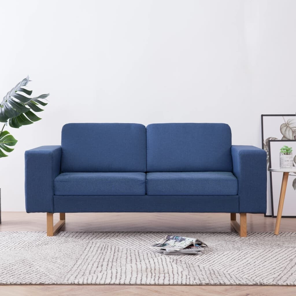 VidaXL 2.5-Sitzer Sofa Dunkelgrau - Modernes Stoffsofa Fürs Wohnzimmer