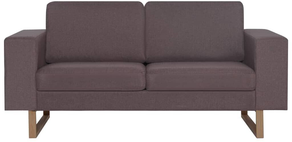 vidaXL 2-Seater Sofa Bed 156 cm taupe