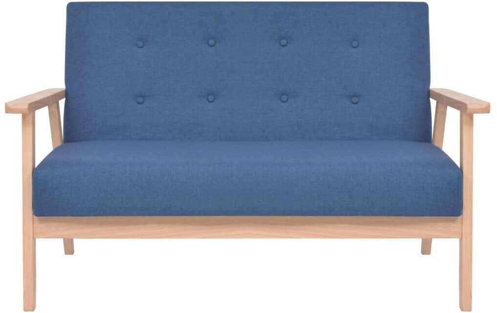 vidaXL 2-Seater Sofa Bed 113,5 cm blue