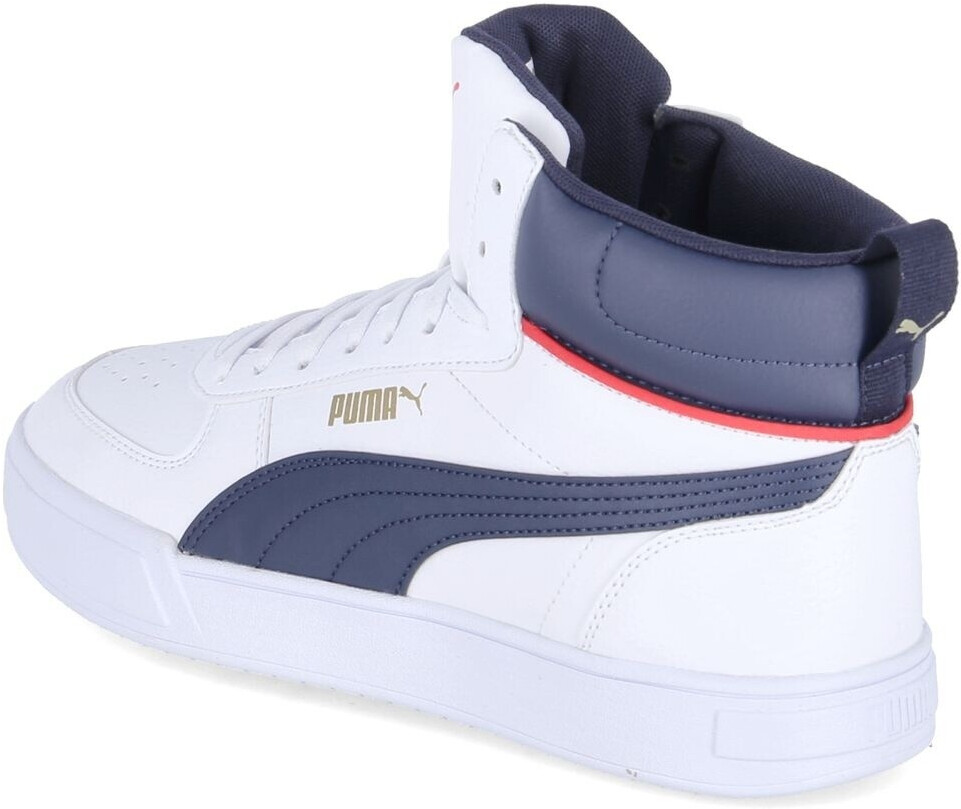 Puma Caven Mid puma white/peacoat/puma team gold/high risk red