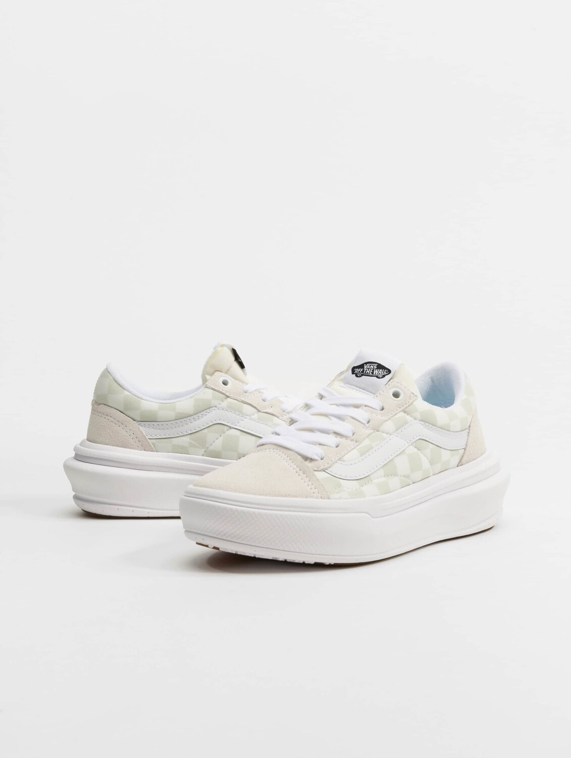 Vans bianche platform top