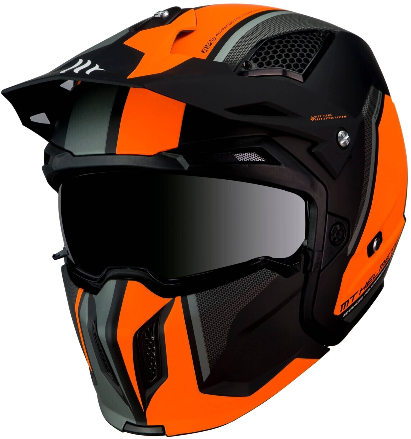 MT Helmets Streetfighter SV Twin C4 Matt fluor orange