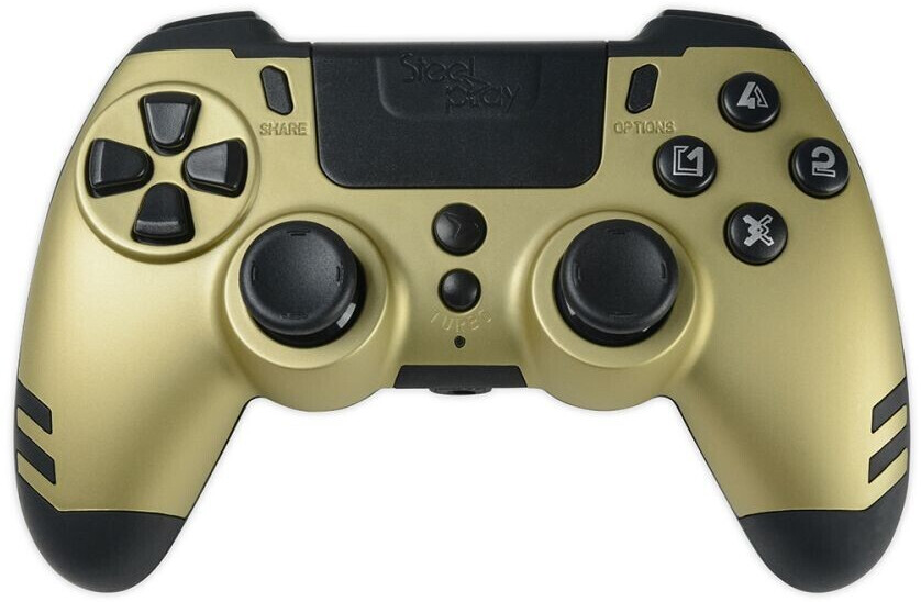 Steelplay PS4/PC Slim Pack Manette sans fil or