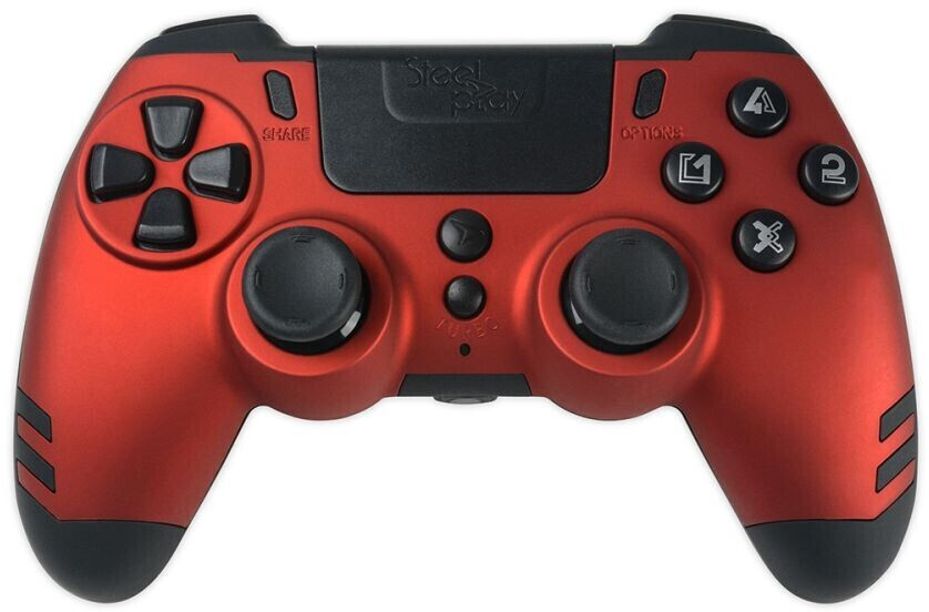 Steelplay PS4/PC Slim Pack Manette sans fil rouge