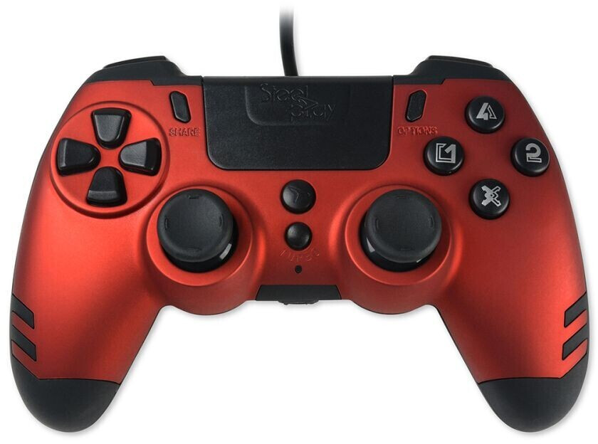 Steelplay PS4/PC Slim Pack Manette filaire rouge