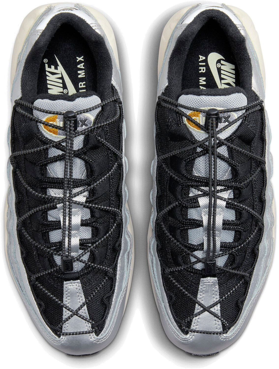 Nike Air Max 95 Women metallic silver university gold black alabaster ab 105 02 Preisvergleich bei idealo