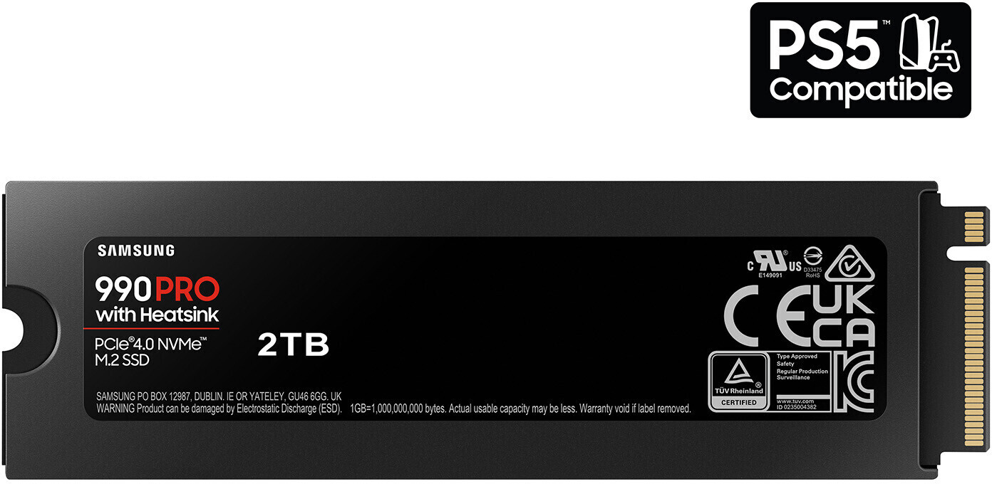 Samsung 990 Pro avec dissipateur 2 To