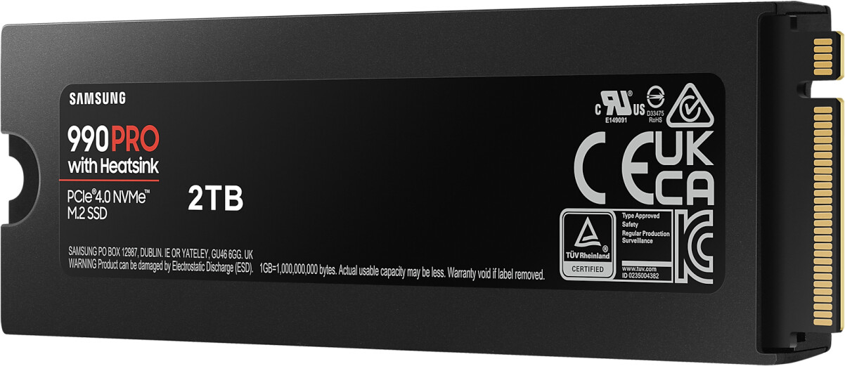 SSD 990 PRO avec dissipateur thermique intégré : Samsung présente