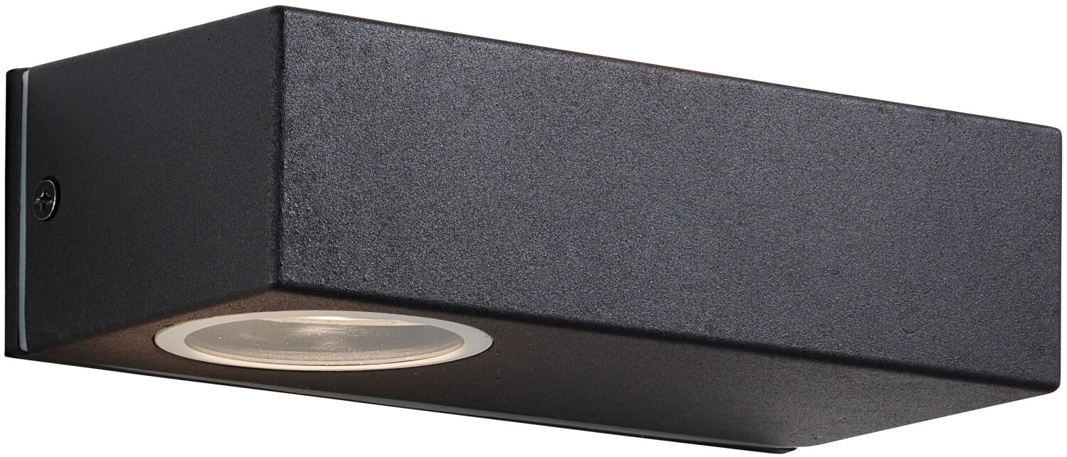 Brilliant Abbot LED outdoor wall light anthracite 2x 5W LED integrated, 800lm, 3000K IP protection class: 44 - splash-proof light outlet upwards and downwards