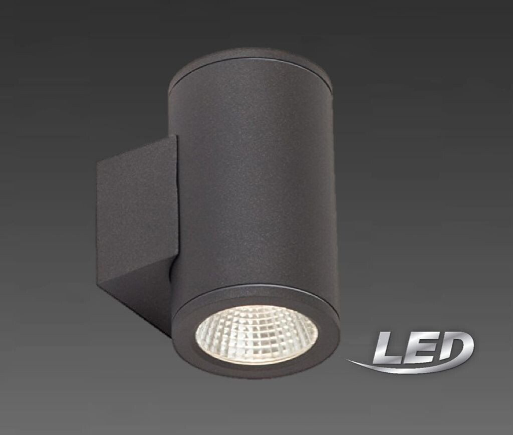 AEG Argo LED Außenwandleuchte 2flg anthrazit 2x 6W LED integriert (COB),  (550lm, 3000K) ab 39,95 € | Preisvergleich bei
