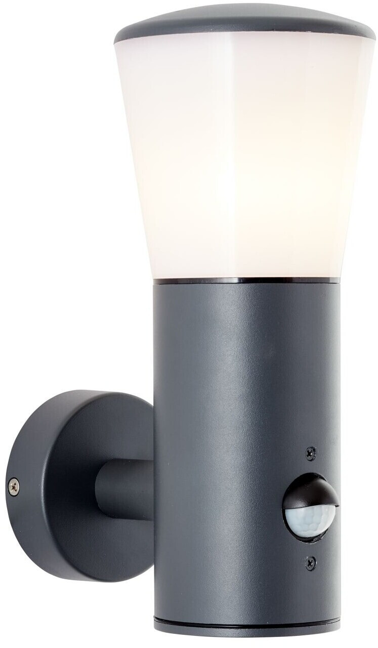 Brilliant Cliffi Außenwandleuchte Bewegungsmelder anthrazit 1x A60, E27,  28W, geeignet für Normallampen (nicht enthalten) ab 36,95 € |  Preisvergleich bei