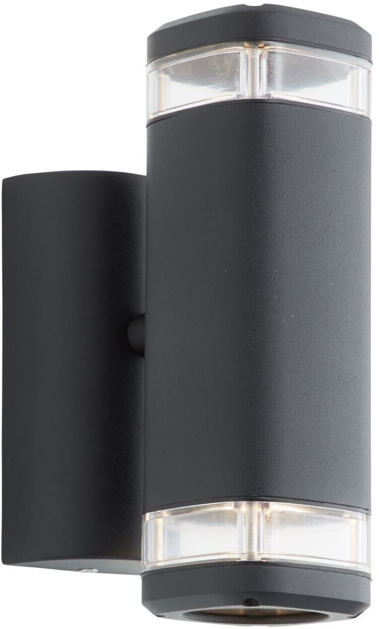 enthalten) € 2x schwarz ab eckig Reflektorlampen Brilliant GU10, für geeignet bei 2flg Up/Down (nicht PAR51, 19,79 Außenwandleuchte Preisvergleich Jandy | 18W,