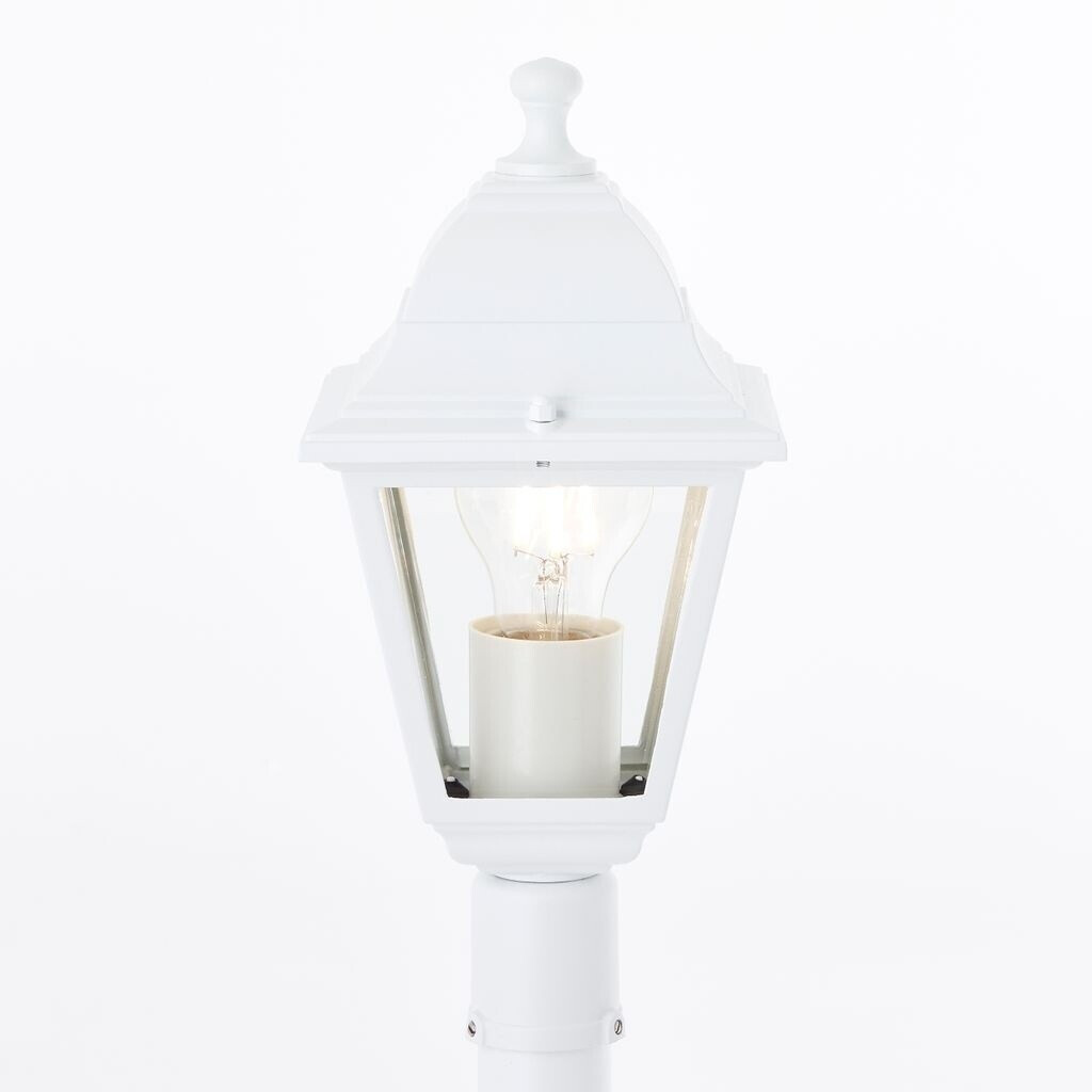 Brilliant Nissie outdoor post light 100cm white 1x A60, E27, 60W, suitable for normal lamps (not included)