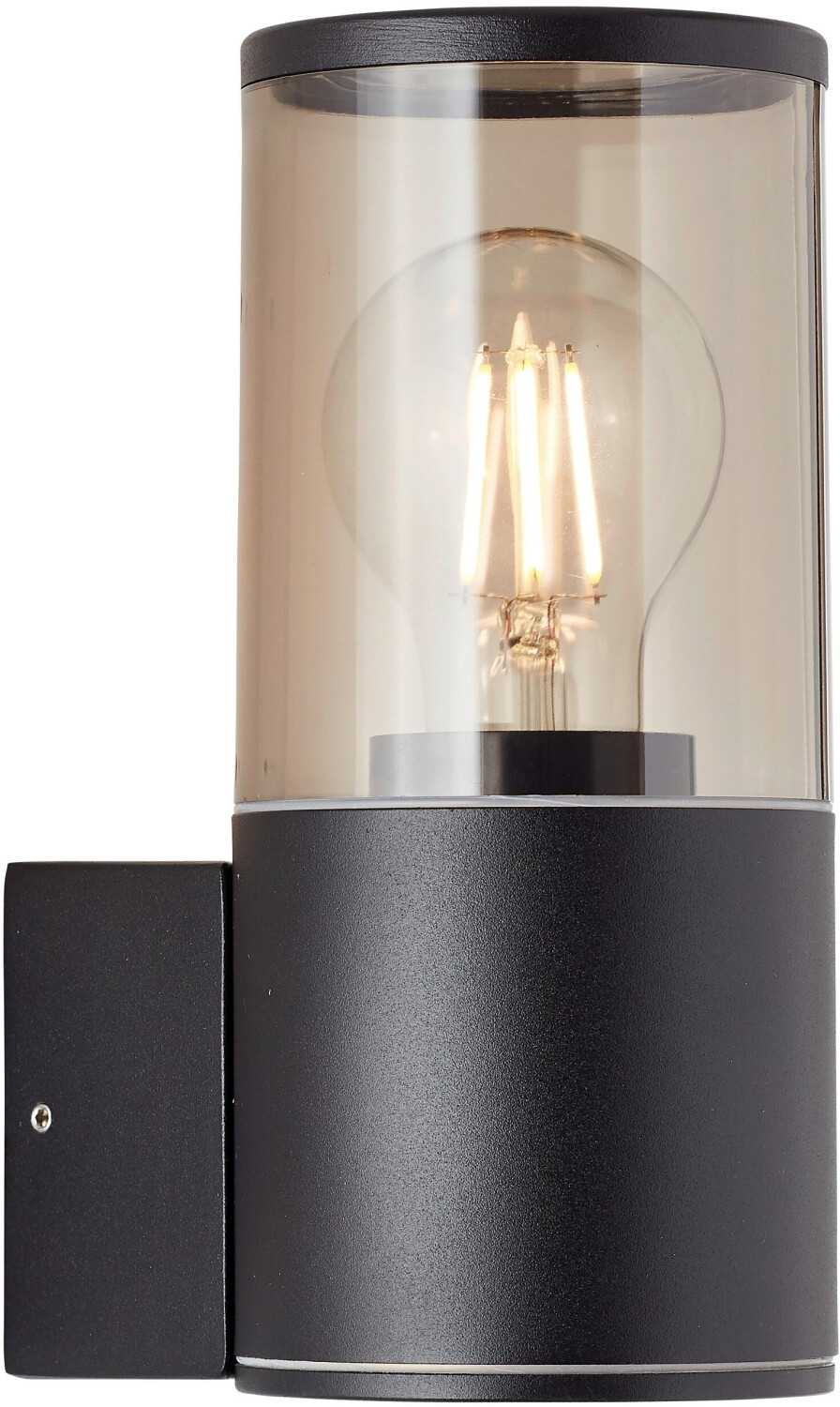 Brilliant Sergioro outdoor wall light matt black 1x A60, E27, 20W, suitable for normal lamps (not included)