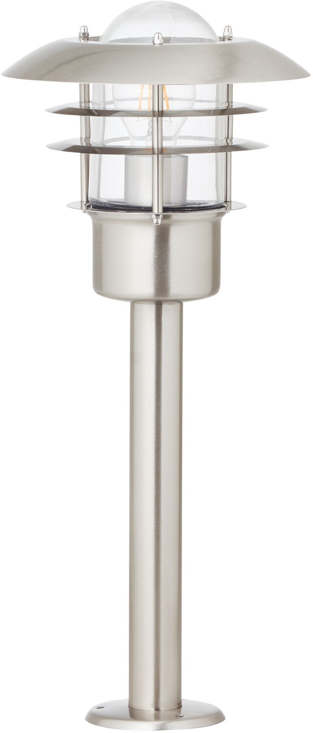 Brilliant Terrence outdoor pillar light 50cm stainless steel 1x A60, E27, 60W, suitable for normal lamps (not included) IP protection class: 44 - splash-proof