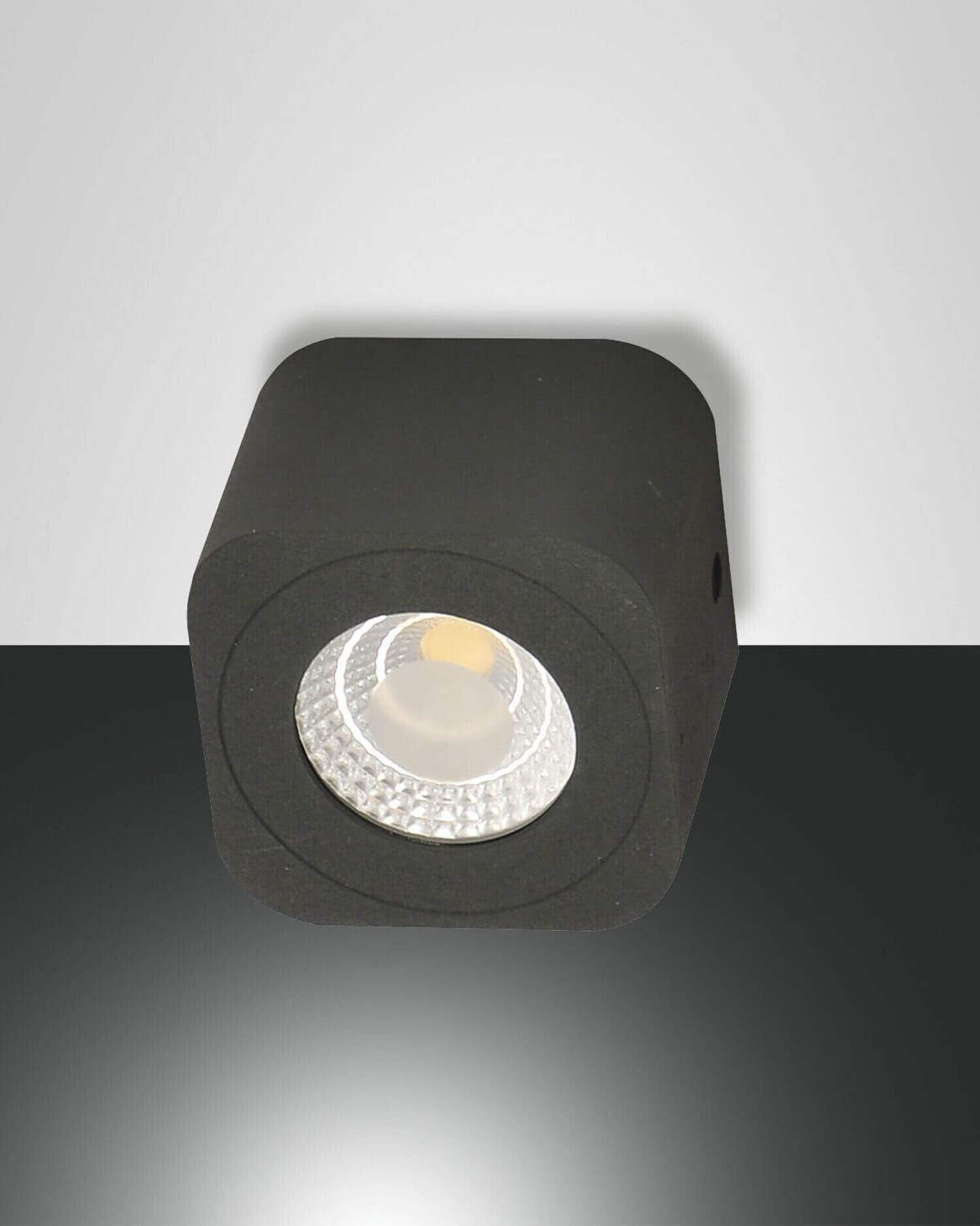 Fabas Luce LED ceiling light Palmi anthracite